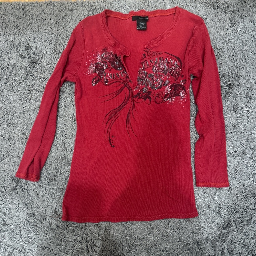‼️SOLD‼️VINTAGE CALVIN KLEIN JEANS SHIRT